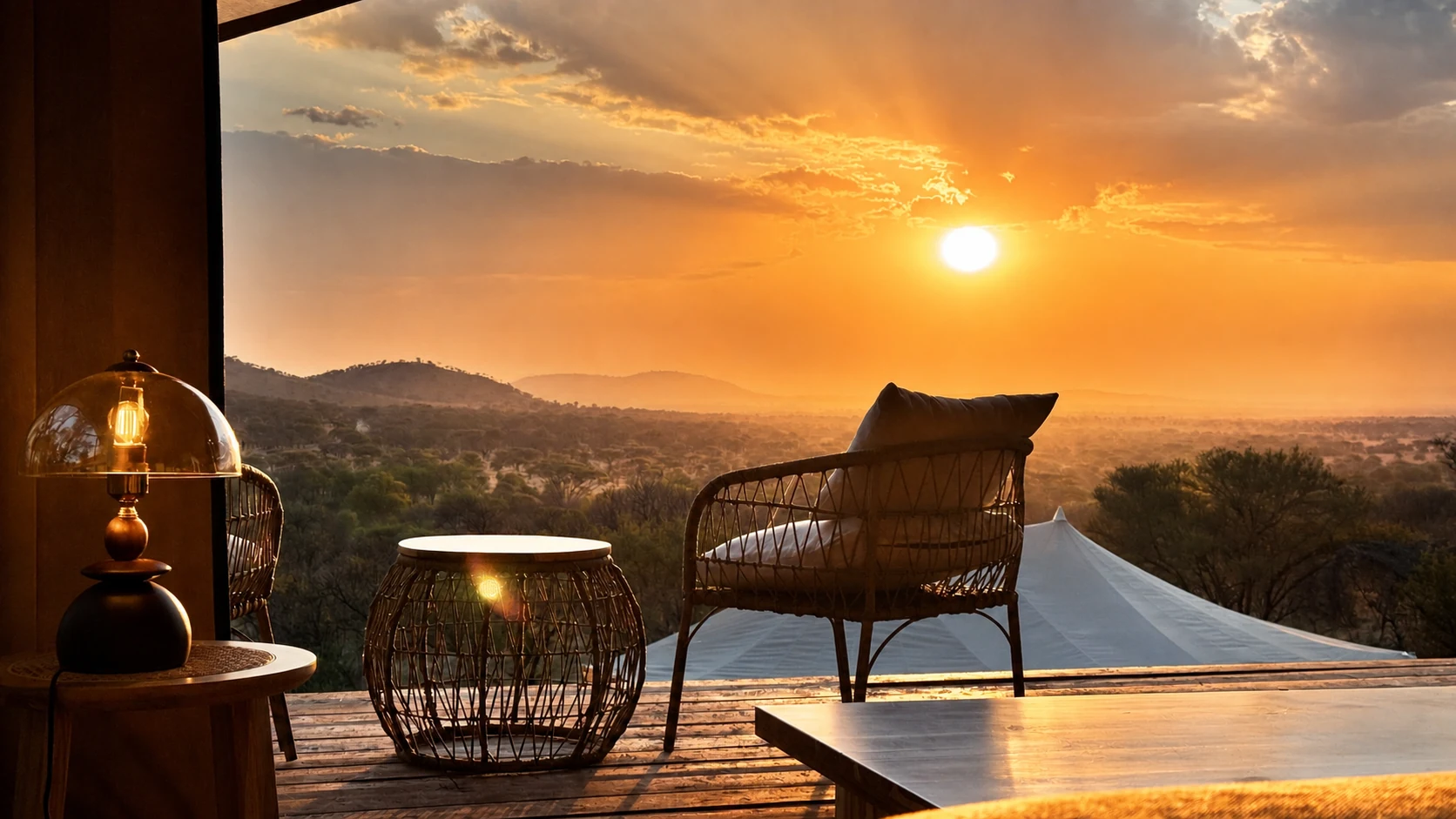 Wild Oasis Serengeti Camp landscape