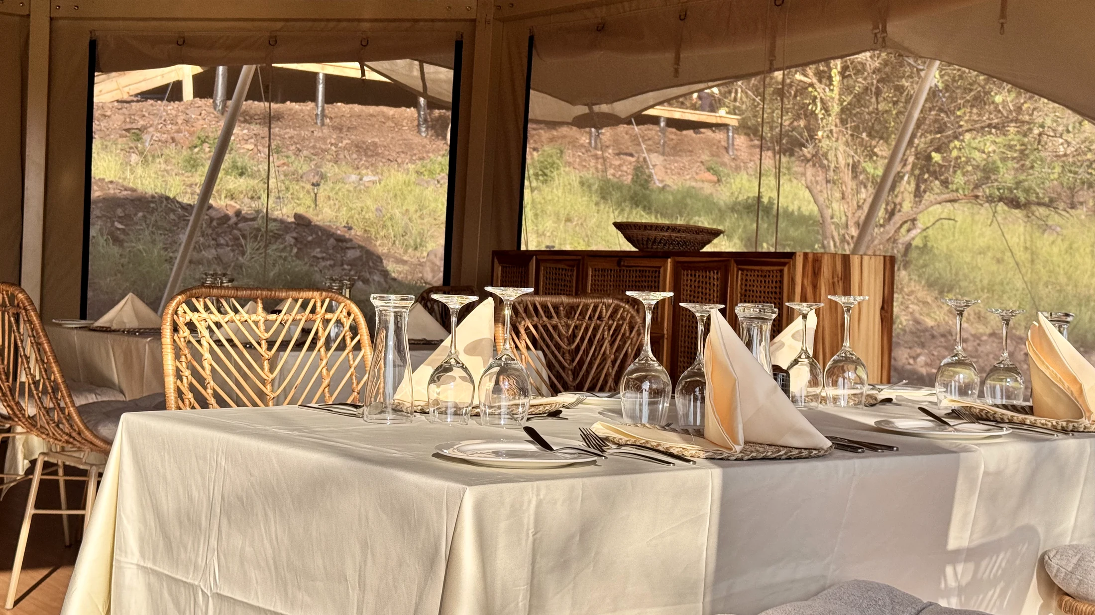 Full dining tent